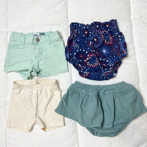 Bundle of 4 Baby / Toddler Girl 12-18 Month Shorts
